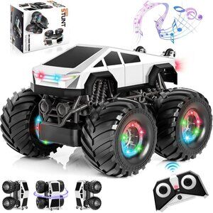 Remote Control Car 1:18 Amphibious 4WD Off-Road RC Trucks 360° Rotating Monsters